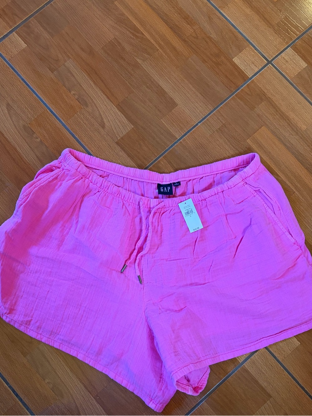 Bright Pink GAP Drawstring Shorts – NWT